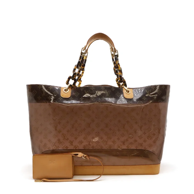 Limited Time Offer Louis Vuitton Monogram Vinyl Cabas Ambre GM Tote Bag Statement Handbags At Unbeatable Discounts