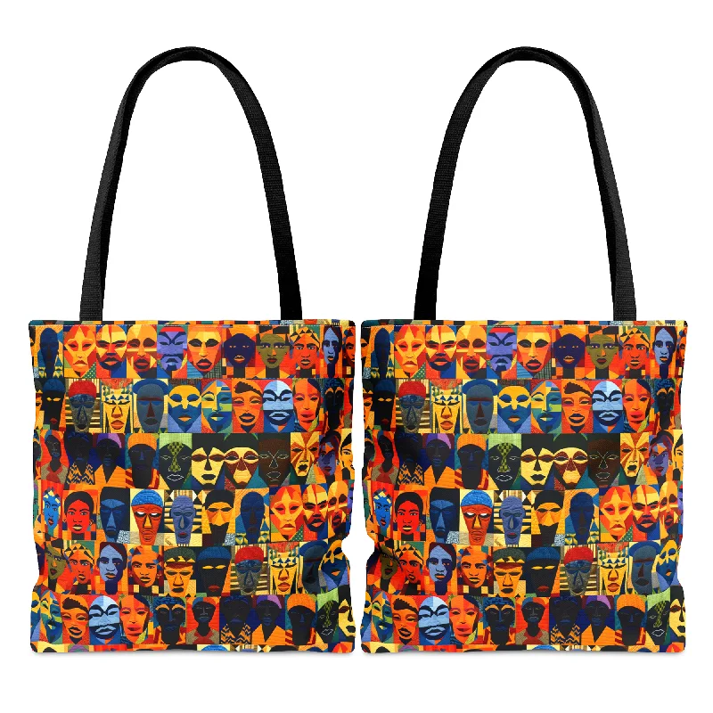 Sophisticated Style Offers Quilt Faces Tote Bag Premium Handbags At Exclusive Prices