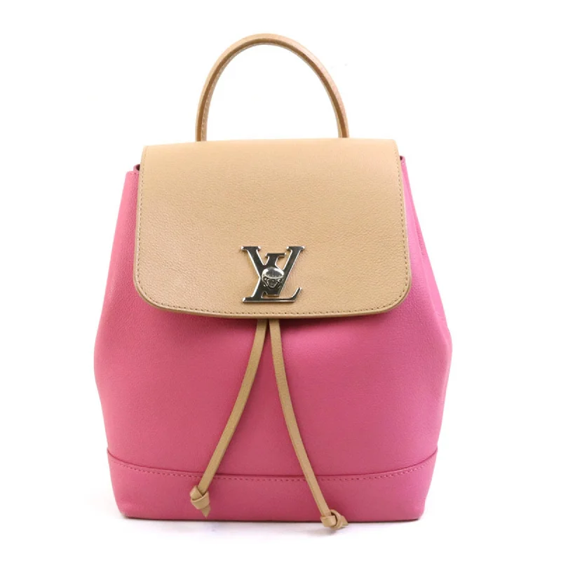 Louis Vuitton Lockme  Leather Backpack Bag (Pre-Owned) The Best Handbag Deals Are Available Now