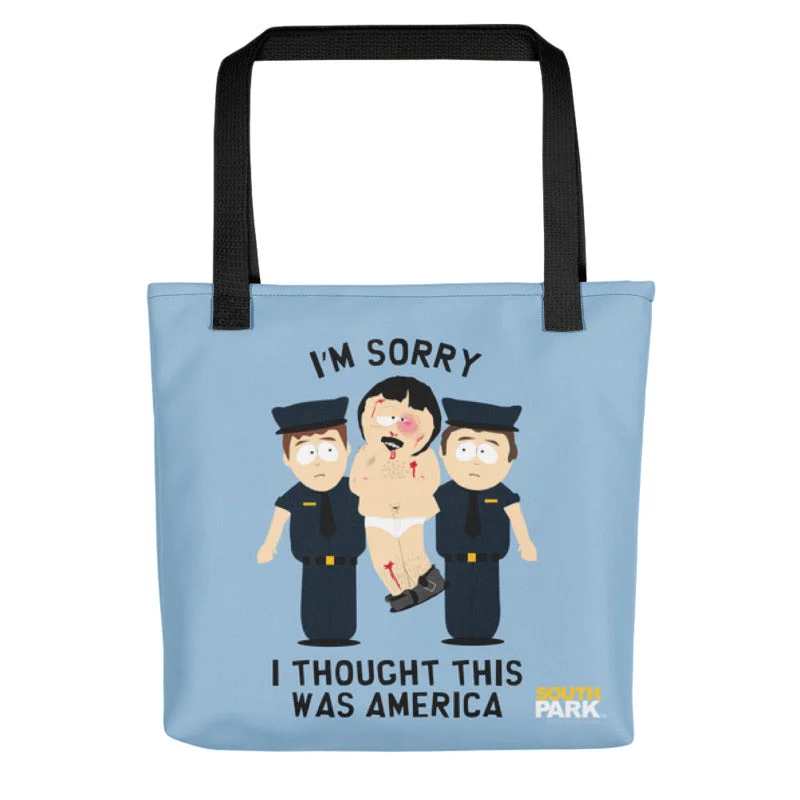 South Park Randy I Thought This Was America Premium Tote Bag The Best Handbag Deals Are Available Now