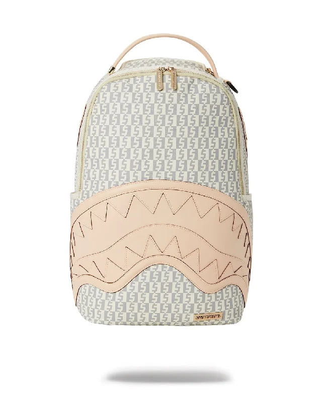 Sprayground Backpack ROSE MONEY CHECKERED BACKPACK  White Grab Stylish Bags Before They Sell Out