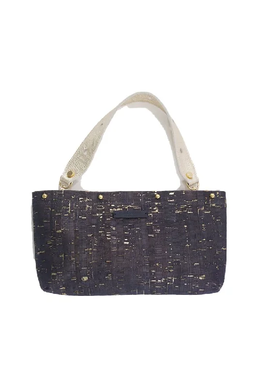 Navy and Gold Cork Clutch Cover Elevate Your Style With Our Handbag Sale