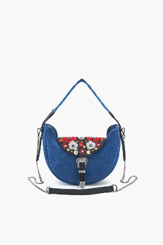 Scarlet Romance Denim Shoulder Bag Shop Stylish Bags At Unbeatable Prices