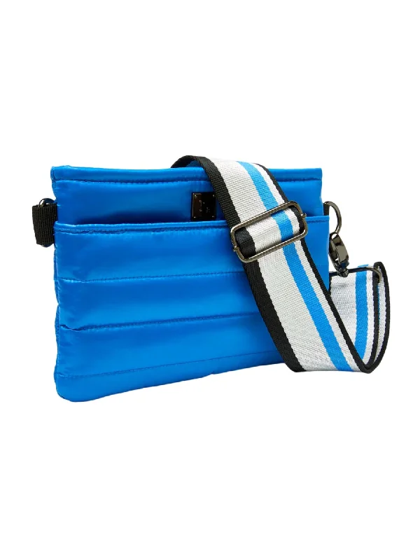 Women's Bum Crossbody Bag In Shiny Pool Blue Classic And Modern Handbags Now More Affordable