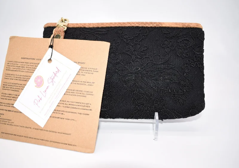 Clever Carriage Company Abstract Floral Black Clutch Handbag Deals For Every Occasion