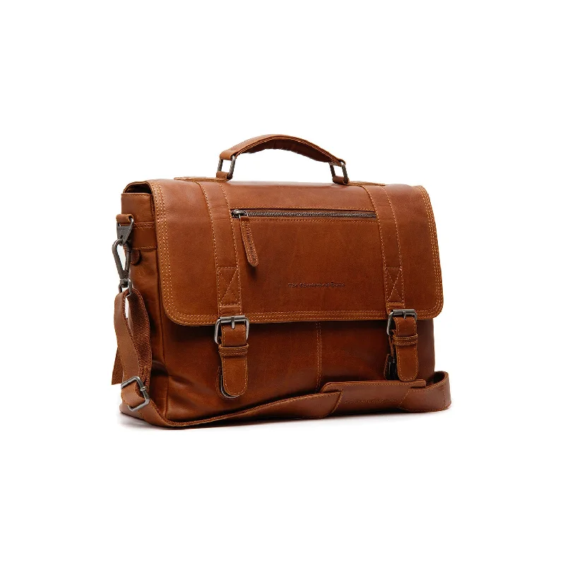 Leather Laptop Bag Cognac Imperia Exclusive Discounts On Stylish Handbags