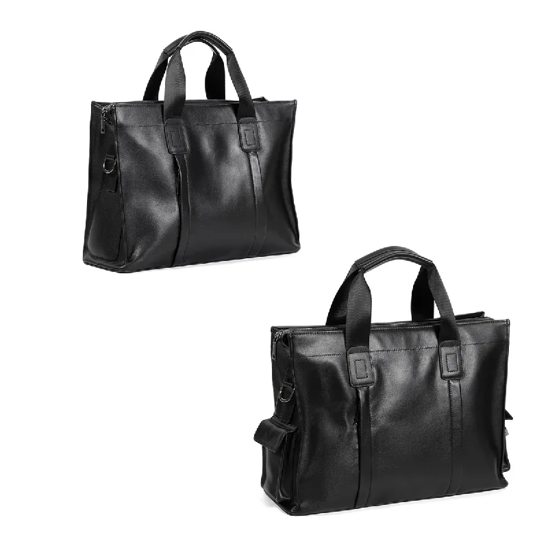 Unisex genuine cowhide leather Potter design briefcase with sling Your Perfect Bag At The Perfect Price