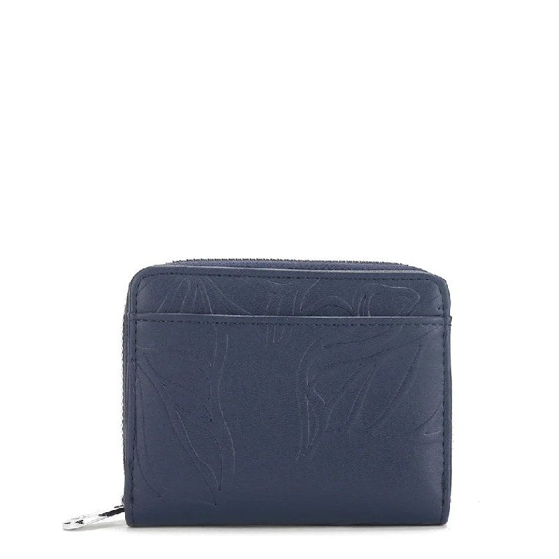 Wallet Meily Kalo Embossed Navy Handbag Deals You'll Love