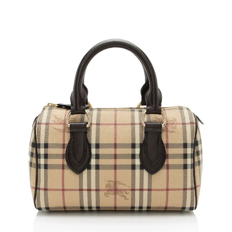 Burberry Haymarket Check Chester Medium Satchel (SHF-7Y2lXY) Handbag Deals You'll Love