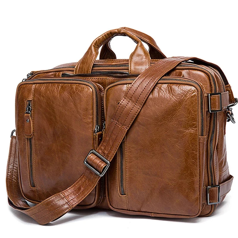 Newsbirds Genuine Leather Briefcase Bag. Flash Sale On Handbags