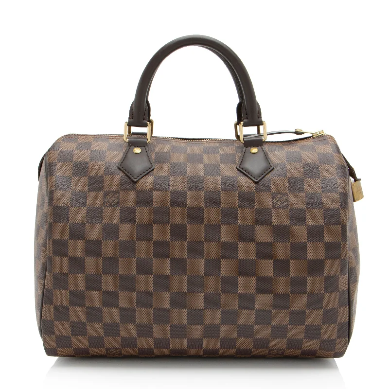 Louis Vuitton Damier Ebene Speedy 30 Satchel (SHF-0Pl8dB) Premium Quality Bags, Budget Prices